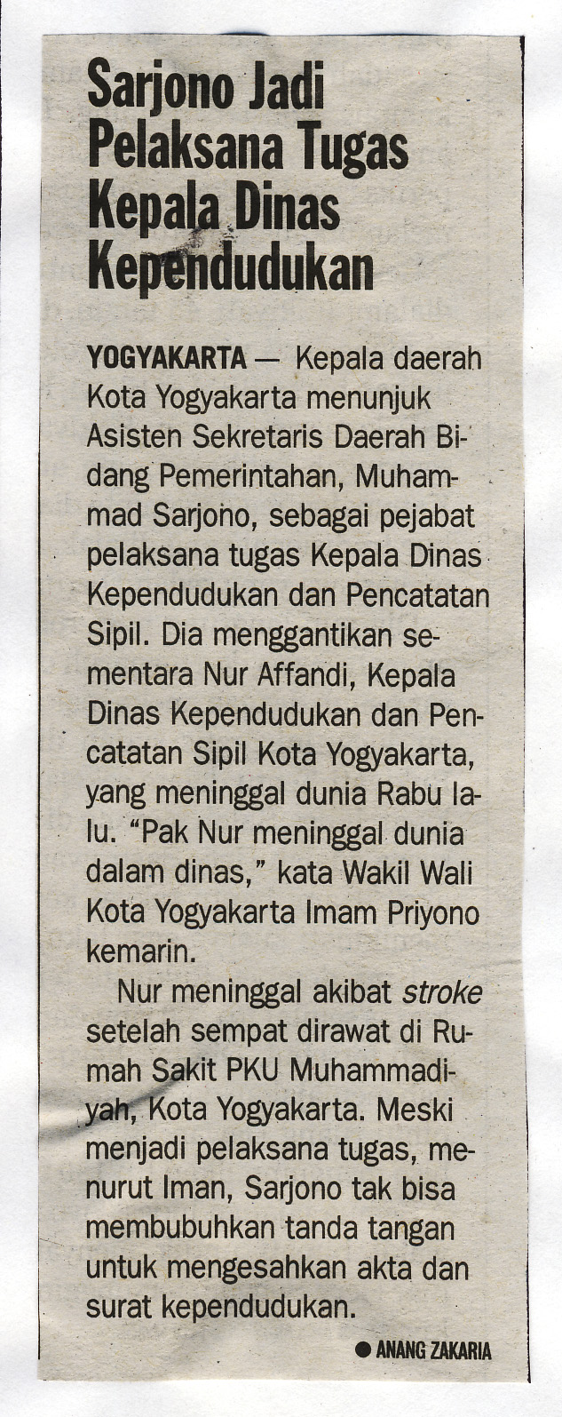 Kliping jogja terbaru